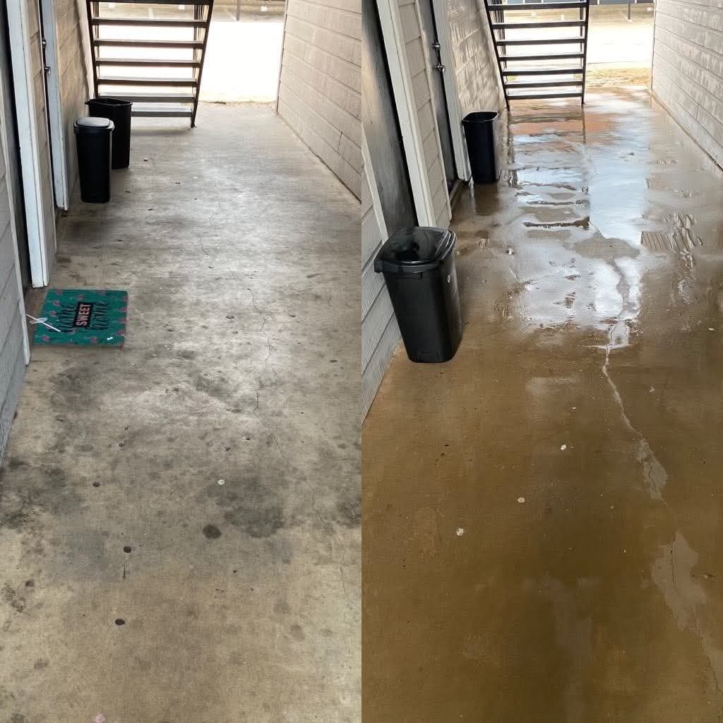 Breezeway walkway — On The Spot Power Washing